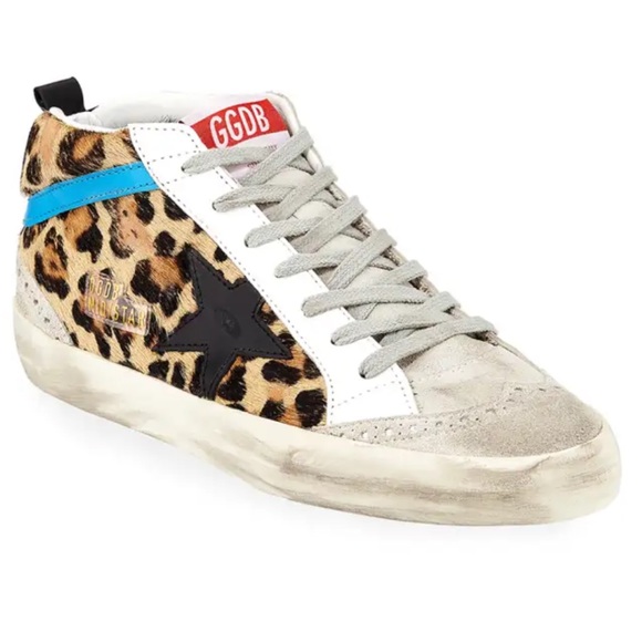 Golden Goose Leopard Mid Star Sneakers - Picture 2 of 9